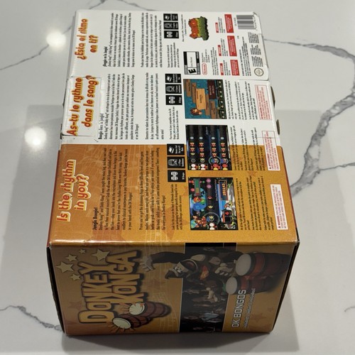 (3)Games Donkey Konga 1 2 Jungle Beat CIB Bongos DK DOL-021 GameCube VGC TESTED - Picture 11 of 24