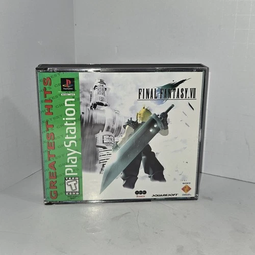 Final Fantasy VII 7 (PS1, 1997) Complete CIB Manual TESTED Sony Playstation 1 GH