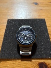 Seiko GPS Solar Astron Analog Blue Dial Date Solar Powered Wristwatch