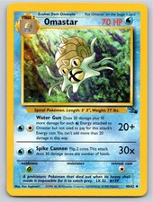1999 POKEMON OMASTAR FOSSIL 40/62 UNLIMITED UC NM A88752 FREE S&H on eBay