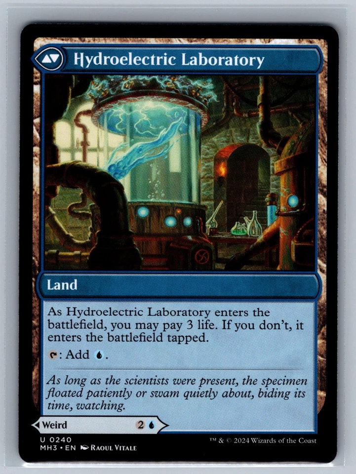Magic MTG Modern Horizons 3 Hydroelectric Specimen / Laboratory #0240 TCG CCG - Image 2 of 2