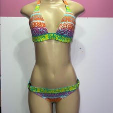 Victoria secret Colorful Halter Bikini Set zs S