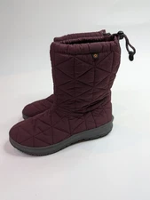 Bogs Snowday Mid  Women's Boots Burgundy Size 9