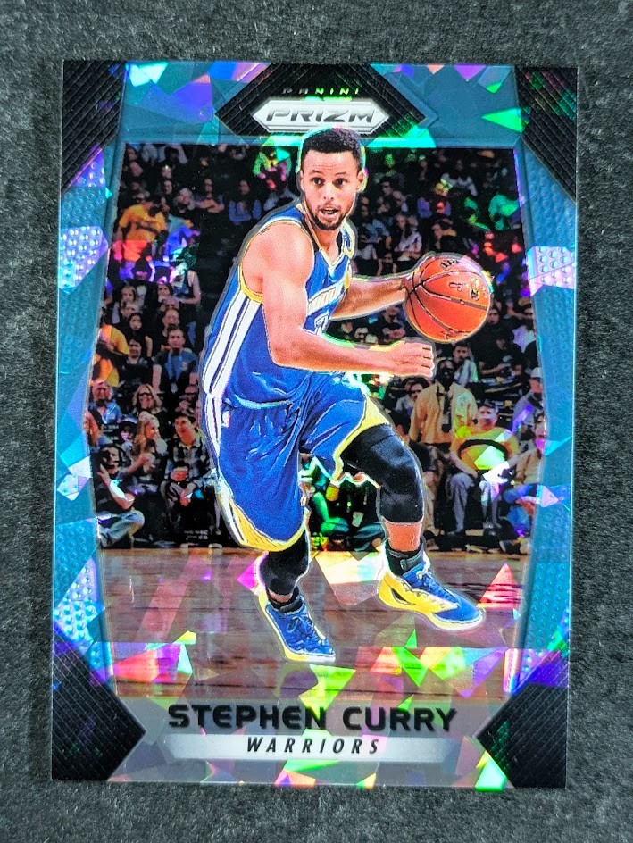 2017-18 Panini Prizm STEPHEN CURRY 6/99 Blue Ice Prizm SP Golden State Warriors