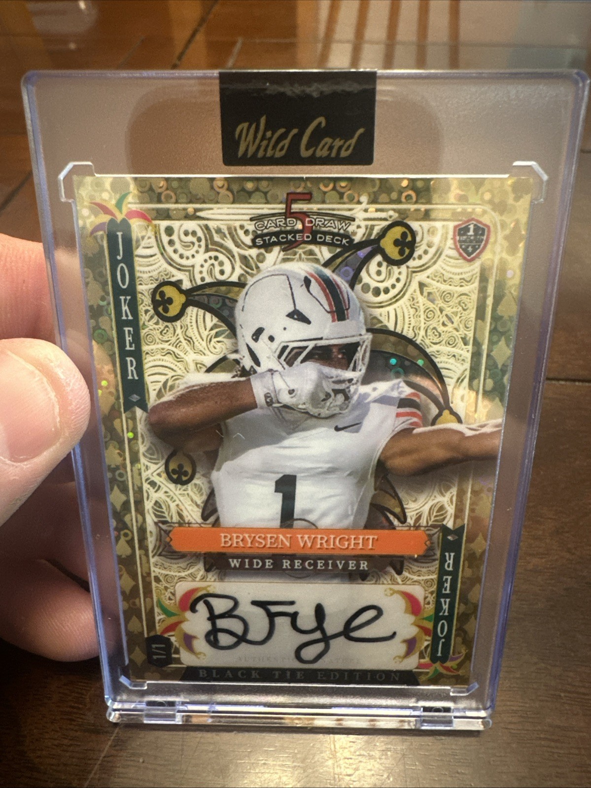2026 Brysen Wright AUTO 1/1 Joker Black Tie Edition One of One