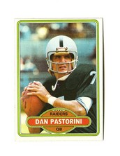 1980 Topps Football Dan Pastorini #490 Oakland Raiders