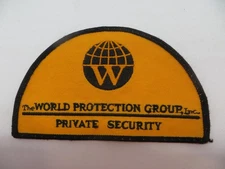 PATCH - THE WORLD PROTECTION GROUP - PRIVATE SECURITY #1124