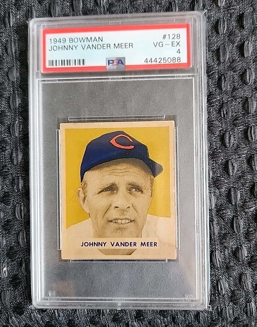 1949 Bowman Johnny Vander Meer #128 VG-EX 4 PSA