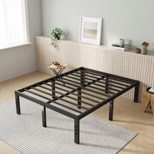 Queen Bed Frame, 14 Inch Metal Platform Bed Frame Queen Size with Storage Spa...