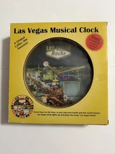 Las Vegas Novelty Vintage Collector Musical Clock Tony Sacca CD  RETIRED NEW!