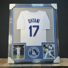 Shohei Ohtani Framed Signed Jersey LA Dodgers Autographed COA 34”x42”