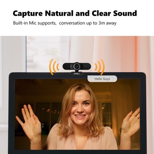 Imou UC325 Webcam with Microphone for Desktop Laptop Computer Camera 1080P - 第 9/12 張圖片