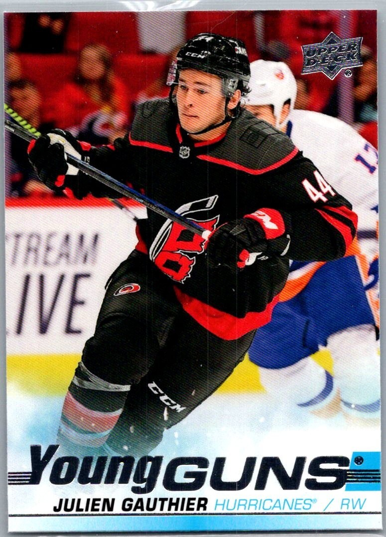 2019-20 Upper Deck - Young Guns Julien Gauthier #498 (RC)