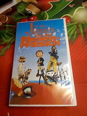 VHS Videokassette - James  und  der  Riesenpfirsich / Walt Disney 