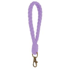 Handmade Bracelet Keychain for Travel Concerts, Light Purple