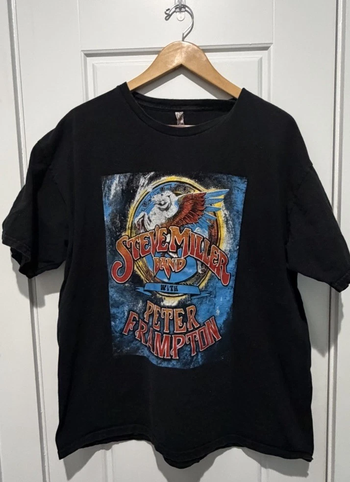 vintage 2017年スティーブ・ミラー・バンド 北米ツアーTシャツ青XL