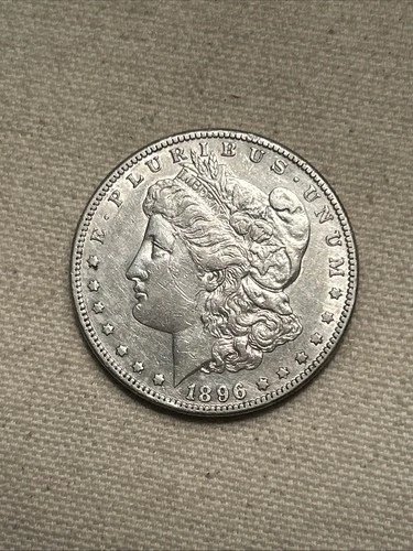 1896-S Morgan Silver Dollar Silver Coin, Choice AU Better Date KD