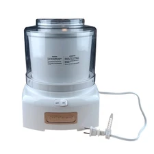 Cuisinart Ice 21 White Frozen Yogurt Ice Cream Sorbet Maker Machine
