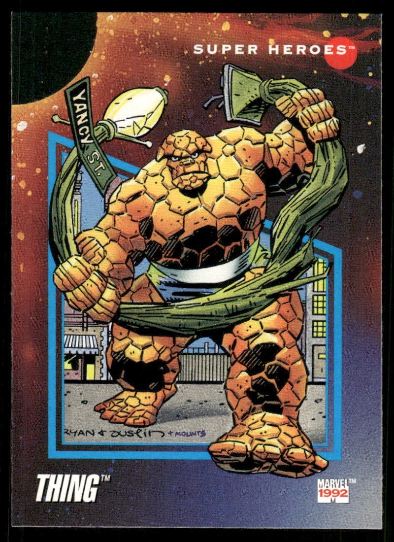 Thing 1992 Marvel Impel Card #56 (NM)