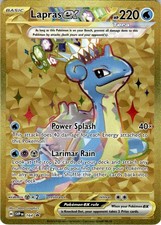 lapras ex pokemon card SV7] 117/102SR Pokmon Hit Points110 HP Form Lapras ex | EX Ruby