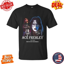 Ace Frehley 1951 - 2025 T-Shirt, Vintage Ace Frehley Signature For Fans S-5XL