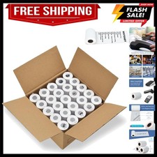 2-1/4'' x 50' Thermal Cash Register Paper - 50 Rolls for Clear Transactions