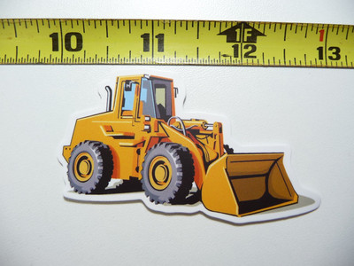 FRONT END LOADER READY WORK DECAL STICKER HEAVY EQUIPMENT CONSTRUCTION