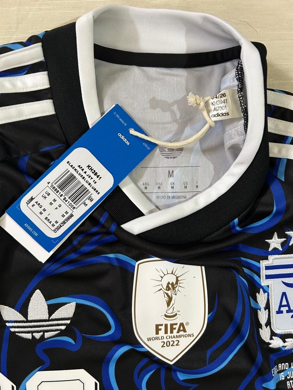 ARGENTINA WORLD CUP 2026 MESSI AWAY SHIRT vs ENGLAND #10 New With Tags