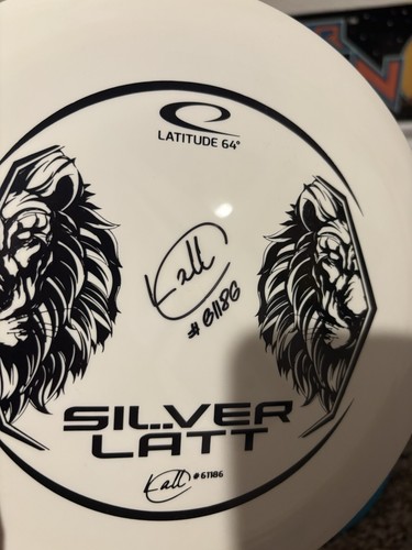 Latitude 64 Kristan Tattar Player Of The Year Grace Rare Autographed Silver Latt - Picture 3 of 3