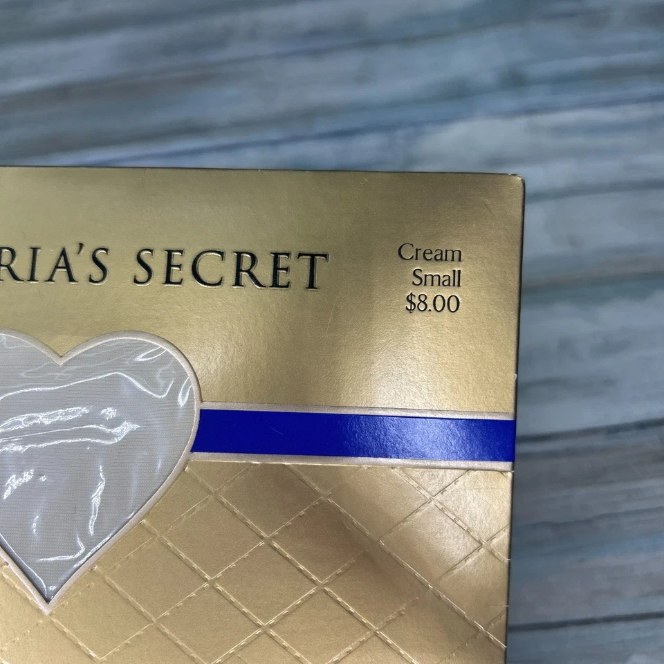 Vintage Victorias Secret Lace Top Thigh Highs CREAM Nylon Hosiery Small USA Mob - Image 4 of 4