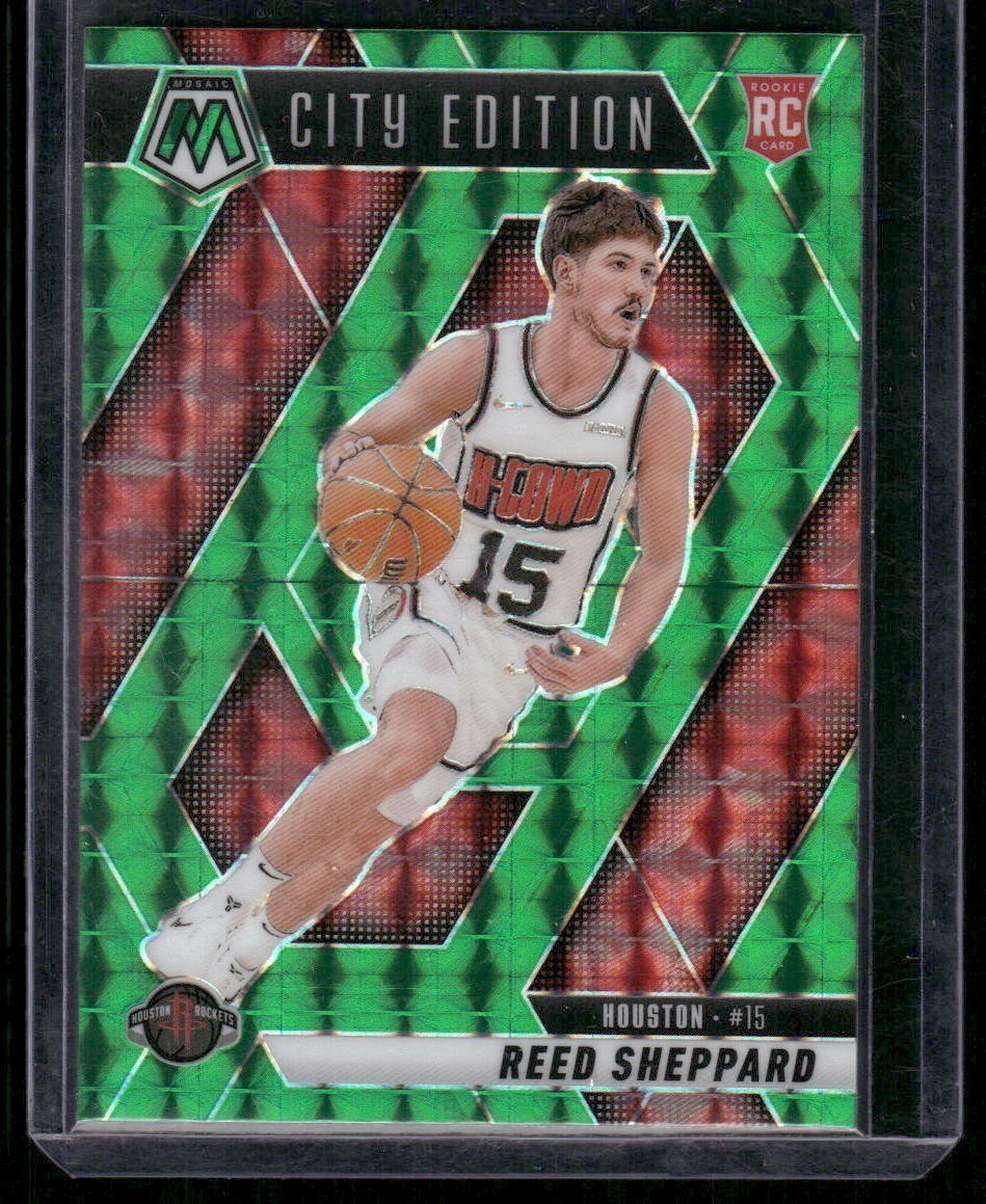 2024-25 Panini Mosaic Green #276 Reed Sheppard