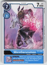 WereGarurumon Rare Starter Deck 02: Cocytus Blue ST2-08 R LP