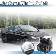 82710-1E050 Car Power Window Switch Front Left Side for Hyundai Accent 4dr 06-07
