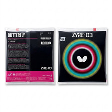 Butterfly ZYRE-03 Table Tennis Rubber Sheet Red 2.7 MPN 06140 