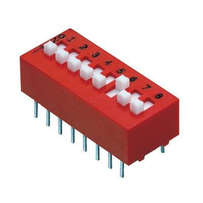 3Pcs 78H01ST DIP Switches / SIP Switches DIP Switch 4PST 1 Pos Tape Seal