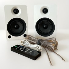 Kanto YU4 140W Powered Bookshelf Speakers w/ Bluetooth - Pair White MINT