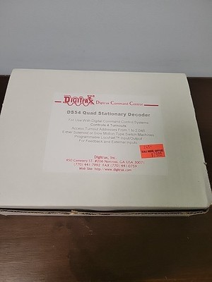 Digitrax DS54 R2 Quad Stationary Decoder w/Programmable LocoNet Inputs & Outputs
