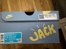 Size 11.5 - Travis Scott x Nike Zoom Field Jaxx Leche Blue Worn 3x