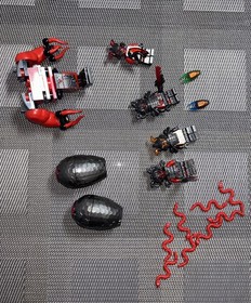 LEGO NINJAGO: Fusion Dragon + Iron Doom + Vermillion Warrior - HANDS OF TIME LOT