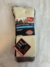 New Heavyweight Boot Socks from Dickies 6-12 (2 Pair) Performance Wool Blend