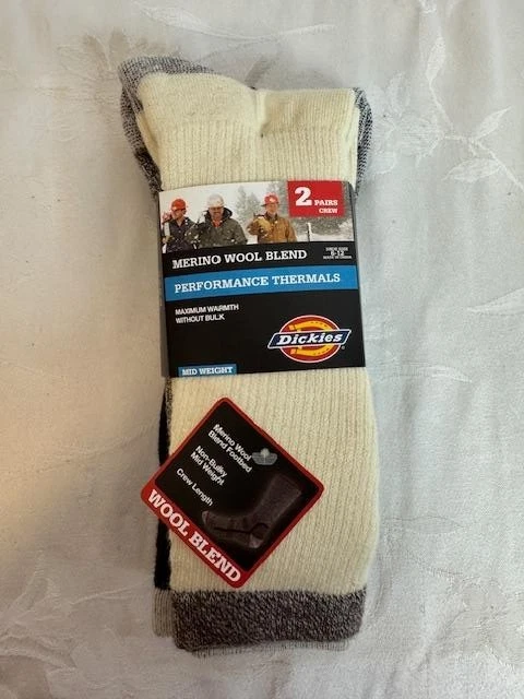 Novas meias bota pesadas da Dickies 6-12 (4 pares) mistura de lã desempenho - Imagem 3 de 4