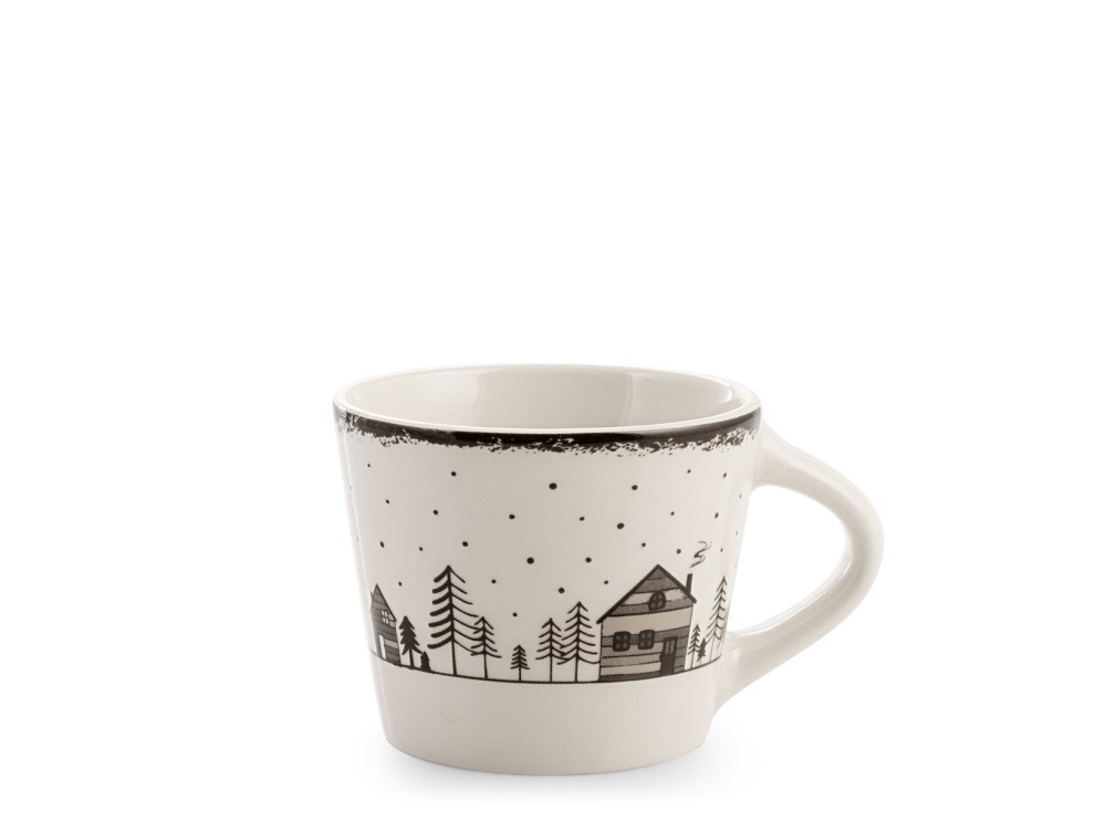H&H Display 18 Cups Winter House In New Bone China Decorate CC 90