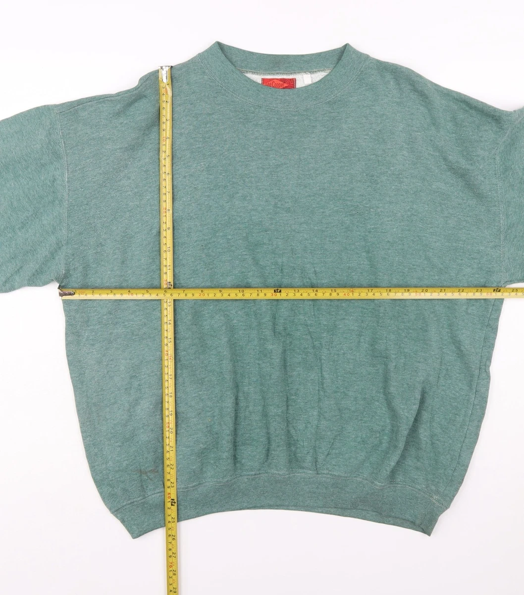 Sudadera Pullover Lee Cooper Para Hombre Talla L Verde Manga Larga Todas las Temporadas