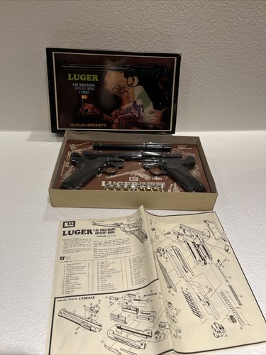 Vintage L&S Luger P.08 Artillery Model Japan 1:1 Scale Model KIT SUPER RARE NOS - Picture 14 of 21