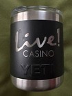 Yeti Rambler Lowball 10 oz Cup with Magslider Lid Charcoal/Steel EXC