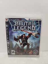 Brutal Legend (PS3, 2009) MINT Disc Complete CIB w/ Manual - Tested & Working
