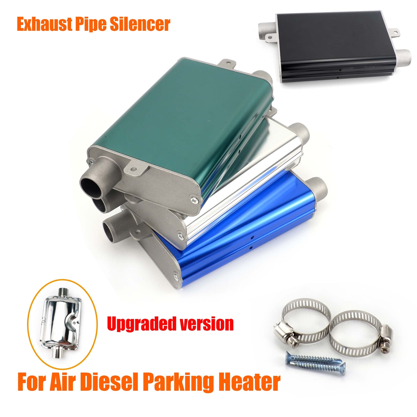 Upgraded 24mm Exhaust Pipe Silencer Muffler For Car Air Diesel Parking  Heater