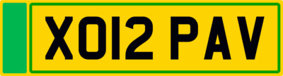 PAV   PAVEL PAVAS PAVACE COOL NUMBER THEME PRIVATE REGISTRATION PLATE XO12 PAV