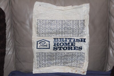 SELTENE VINTAGE 1976 BHS EINKAUFSPAPIERTASCHE..