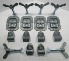 Vw Volkswagen T2 Bus Bench Seat Clamp Kit Middle And Rear Seats 1950-1979